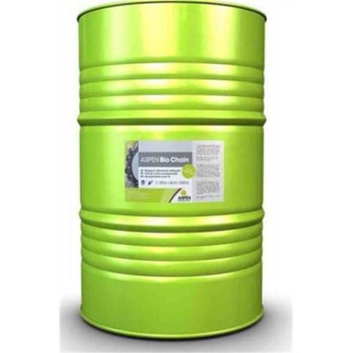 [ASPEN BIOCHAIN60] Huile de chaine ASPEN BIO fut de 60 litres, HUILE CHAINE BIO, BIOCHAINE ASPEN