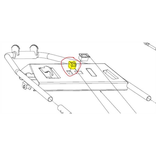 [BE 120 022 636] Interrupteur ON-OFF tableau de bord ELIET GZC BE120022636, BE120022636, 4758-430-0500