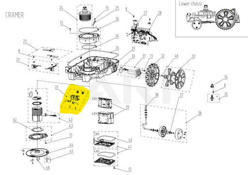 [RA310152355] Capteur de charge Cramer 1000, RA310152355, CRRA310152355