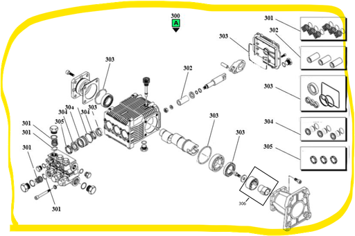 [G081103] Pompe complète Pramac PW240, G081103