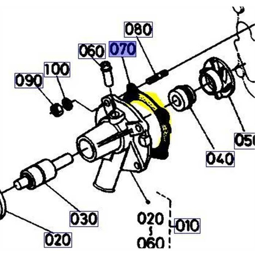 [15531-73430] joint de pompe à eau complète kubota f2000, 15676-73430, 1553173430, 1567673430, 1567673430, 15676-73430