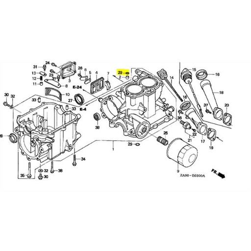 [15142-PH3-003] Joint torique 10.8x2.4 HONDA GX360, 91305-ZA0-000, 15142-PH3-003