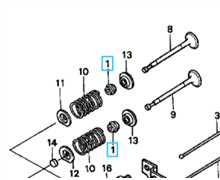 [12209-ZE8-003] Joint tige de soupape GX(v), 12209-ZE8-003