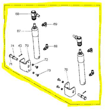 [ET26835] Kit vérin mh480 vidange de bac ETESIA mvehh, 26835, ET26835