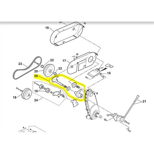 [449400] KIT EMBRAYAGE FRAISE ARRIERE F560, 449400