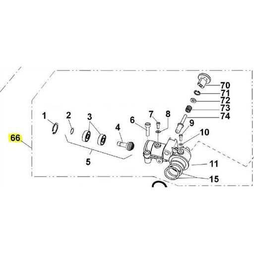 [AC-24535] Kit renvoi angle accessoire taille-haies ACTIVE a partir de 2015->, 24535, AC24535