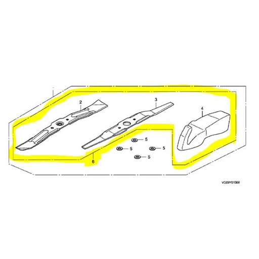 [06762-VG0-B51] Kit mulching HRD535-HRD536 qx - HRH536, 06762-VG0-B51