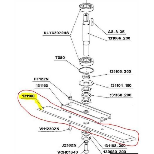 [131100] Lame Roques et Lecoeur Samson, 0320020022, RL0320020022, '5455550037112