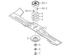 [8674-306-002-10] Lame droite ISEKI SXG326 largeur coupe 127 60x666, 1108539, 110-8539, 8674.306.0021.0, FGP406500, 8674.306.002.10, 8719607091626, 3582321707198, 3582321707181, 13286616, 4059139157242, 	8674-306-002-10