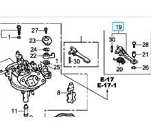 [16610-ZE1-810] Levier de choque GX pour commande avec cable, 16610-ZE1-810