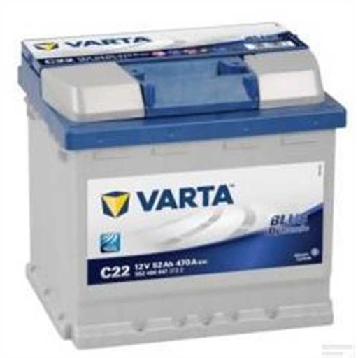 [552400047-3132] Batterie 12V 52AH remplie, 5524000473132, 552400047-3132