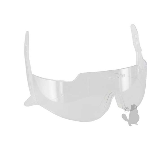 [910-2372] Lunettes de sécurité rétractables intégrées et transparentes pour casque forestier 9102360 et casqu, 9102372, 910-2372