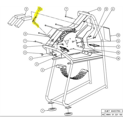 [BN 530 108 601] Manette de blocage Eliet Maestro Country BN530108601, BN530 108 601, BN530108601