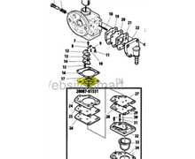 [12434-149930] Membrane Shindaiwa c270 bas 1, 12434149930, 20087-81520