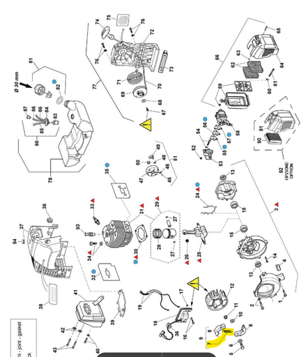 [AC-20067] Ressort de rappel masselotte embrayage ACTIVE 4.5 - 5.5 - 6.5, 20067, AC20067, 020067