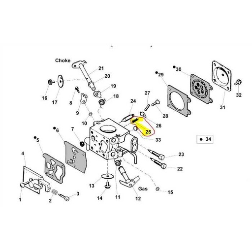 [AC-36119] Ressort pointeau de carburateur ACTIVE 39.39, 36119, AC36119