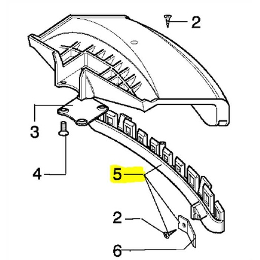 [4174283A] BAVETTE DE PROTECTION DE GARAND EFCO 8400, 4174283A