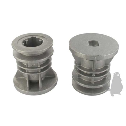 [610-3383] Palier de Lame GGP/CASTELGARDEN 22465612/1. - H68mm - Diam.25mm, 6103383, 610-3383