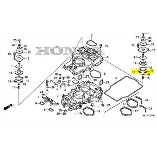 [63203-VP7-000] Ressort collision Miimo, 63203-VP7-000