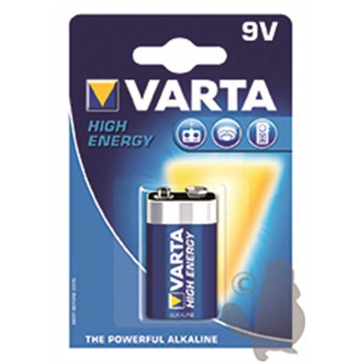 [210-9906] Pile alcalines 9 V VARTA, 2109906, 210-9906