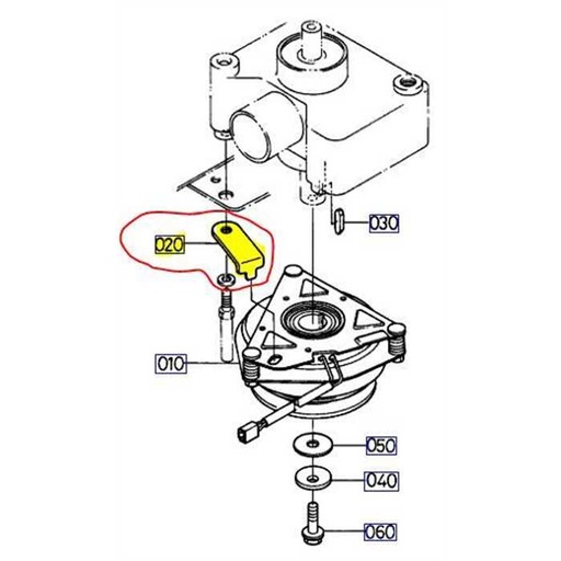 [K1211-32090] Plaque de butée embrayage de lame KUBOTA TG1860, K121132090, K1211-3209-0