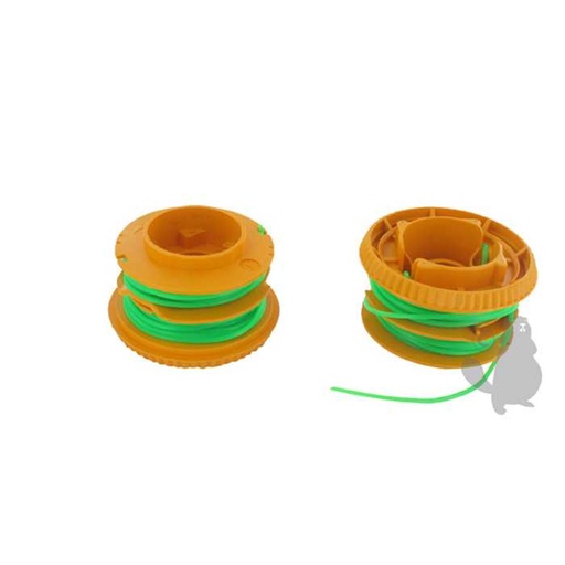 [092.48.567] Bobineau adaptable pour coupe bordure GUTBROD MTD - Livré avec fil de diam : 2 0mm. Remplace origin, 1606706, 160-6706, 791-181460B