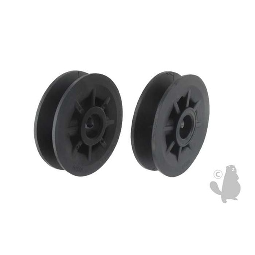 [14701] Poulie pour boitier de transmission GABY MTD. diam 52mm. Remplace origine 0014701 450014701 1098, 6207053, 620-7053, 1098201., 450014701