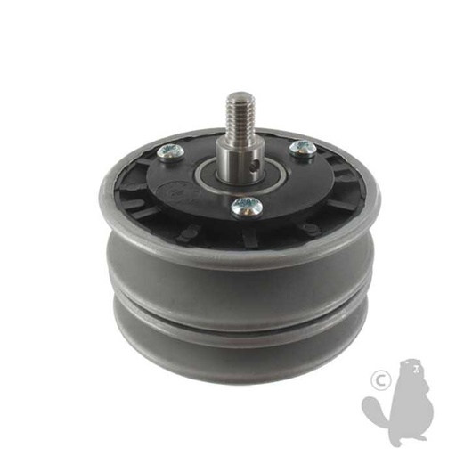 [411001] Poulie pour boitier de transmission HAYTER PUBERT. diam 78mm. Remplace origine 411001 0306060025, 6207080, 306060025, 620-7080