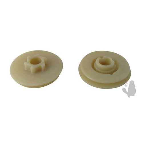 [682030] Poulie de lanceur 6 crans adaptable pour RYOBI - alésage: 16mm - diam : 72mm. Remplace origine: 6820, 5104849, 510-4849