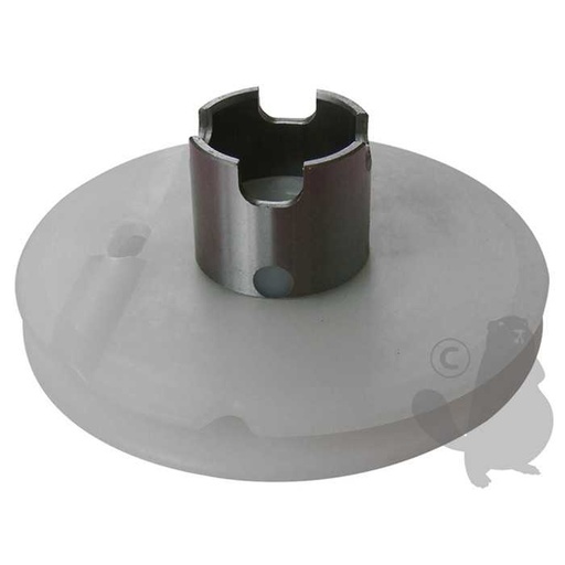 [510-9728] Poulie de lanceur adaptable pour découpeuse PARTNER pour modèle K1250. Se monte sur notre lanceur 5, 5109728, 510-9728