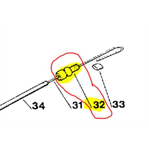 [CG22604052H0] REGLAGE TENDEUR CABLE DE TRACTION HONDA HRF464 1992, 22604052H0, CG22604052H0