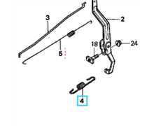 [16561-ZE7-020] Ressort de régulateur GXV160 HRD536k HRH, 16561-ZE7-010, 16561-ZE7-020, 16561-ZE7-000