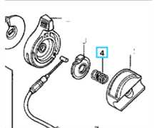 [17858-VA4-000] Ressort poignée de gaz HONDA HR, 17858-VA4-000