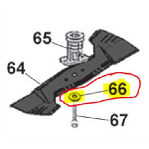 [AC-50538] Rondelle de vis de lame ACTIVE, 50538, AC50538