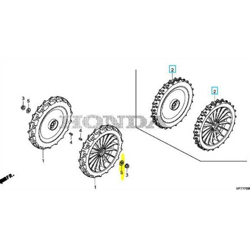 [94103-06000] Rondelle plate HONDA 6mm, 94103-06800, 94103-06000, 9410306800