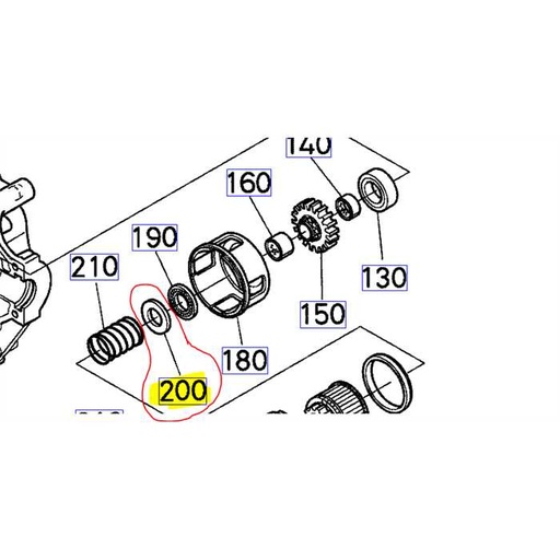 [K3311-25290] Rondelle de butée prise de force KUBOTA GR2100, K331125290, K3311-2529-0