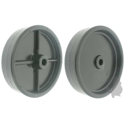 [52584] Roue de coupole adaptable pour AMF - diam : ext: 152mm alésage: 12 7mm Long moyeu: 35mm déporté. R, 7103198, 710-3198