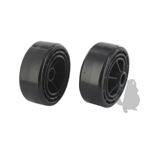 [1134-03505-00] Roue anti-scalp adaptable pour STIGA Park et Villa - Long moyeu: 50 8mm diam : ext: 98 43mm alésag, 7100326, 710-0326