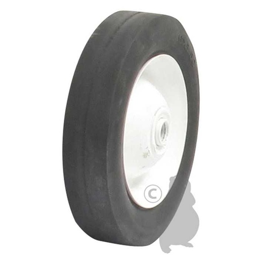 [678636] Roue acier avec bagues auto-lubrifiantes et moyeu déporté adaptable pour LAWN BOY - diam : ext: 152m, 7103180, 710-3180