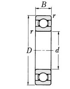 [619042RS] Roulement a billes, 619042RS