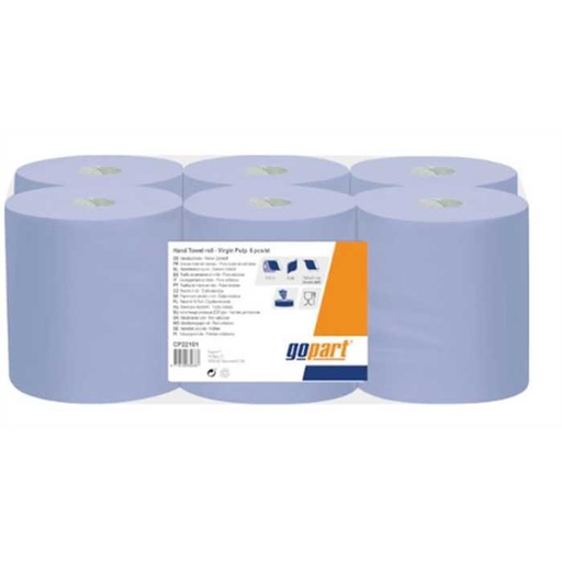 [PAPIERMAIN2COU] Rouleau papier net 2cou 400f 19cmx150m 1.15kg par 6pces, CP22101