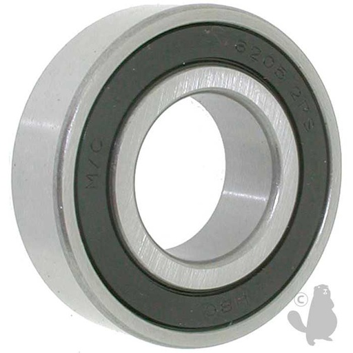 [113514] Roulement de roue adaptable pour TORO / WHEEL HORSE et SNAPPER - Largeur: 15mm diam int: 25mm dia, 18767, 7207577, 720-7577