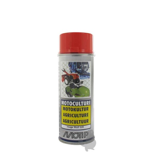 [820-2421] Peinture rouge WOLF aérosol 400 ML., 8202421, 820-2421