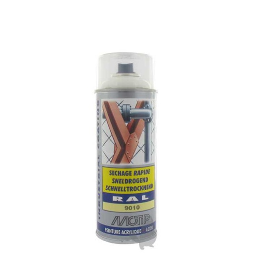 [820-2430] Peinture blanc standard aérosol 400 ML., 8202430, 820-2430