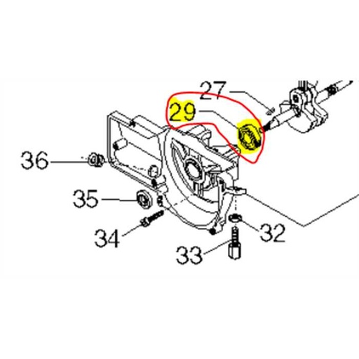 [AL3112040] Roulement vilebrequin 15x35x11 HONDA UMT41 - UMT51, 3112040, AL3112040