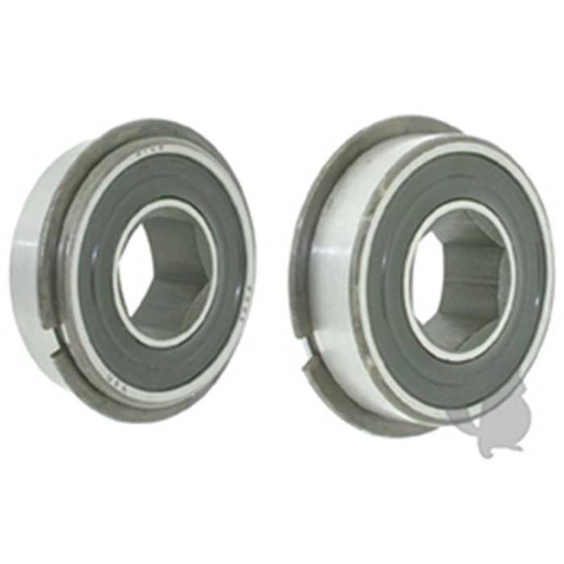 [54137.] Roulement à Bague int. Hexagonale pour séries 21. diam int: 15.87mm diam : ext.: 35mm Ep: 11mm. R, 7207483, 720-7483