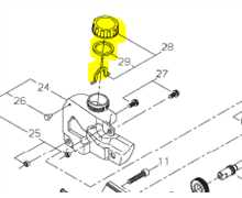 [C020-000010] Bouchon complet Shindaiwa réservoir huile sba-p24, 63880-62391, 39309-21030, C020000011, C020-000011