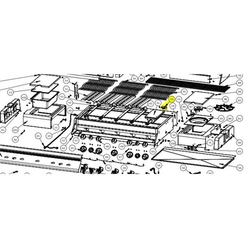 [N080-0207-M05] Support Bruleur IR Napoleon Lex730, N0800207M05, N080-0207-M05