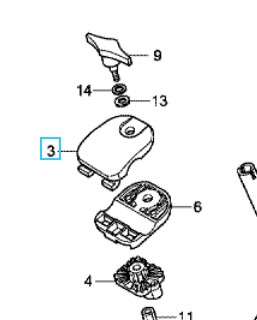 [53136-VL6-P31] SUPPORT DE MANCHE UMK 425 UE