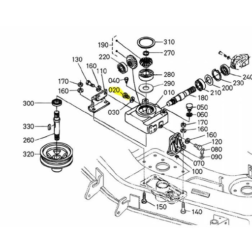 [K5761-33252] Bouchon Kubota RCK60-23BX, K576133252, K5761-33252